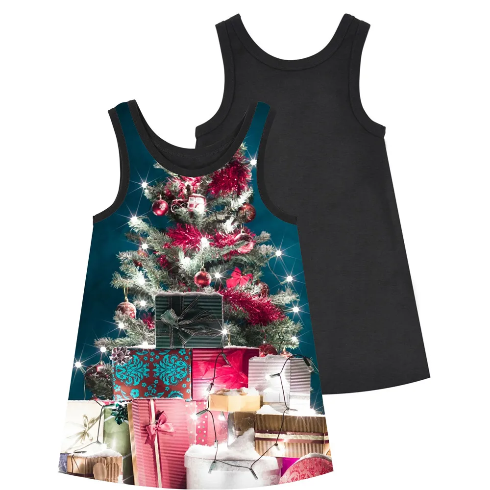 Модная одежда с принтом для маленьких девочек красивые платья детская 2019 летнее