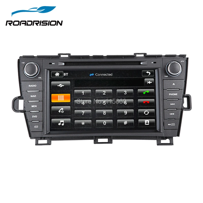 RoadRision 2Din 8 дюймов Автомобильный DVD gps навигация для Toyota Prius левое вождение с RDS Wifi 3g