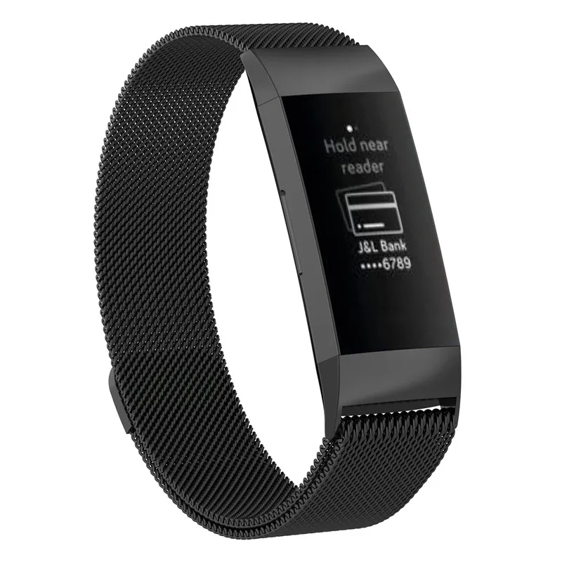 20 шт. для Fitbit Charge 3 4 Смарт Браслет ремешок Миланская нержавеющая сталь фитнес