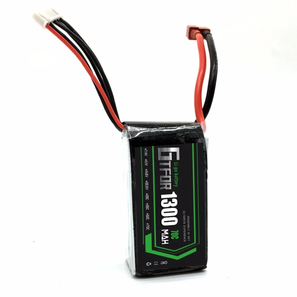 GTFDR 6S RC Lipo батарея 22 2 V 1300mah 70C Burst140C Bateria для Align Trex 450 450L вертолеты модели