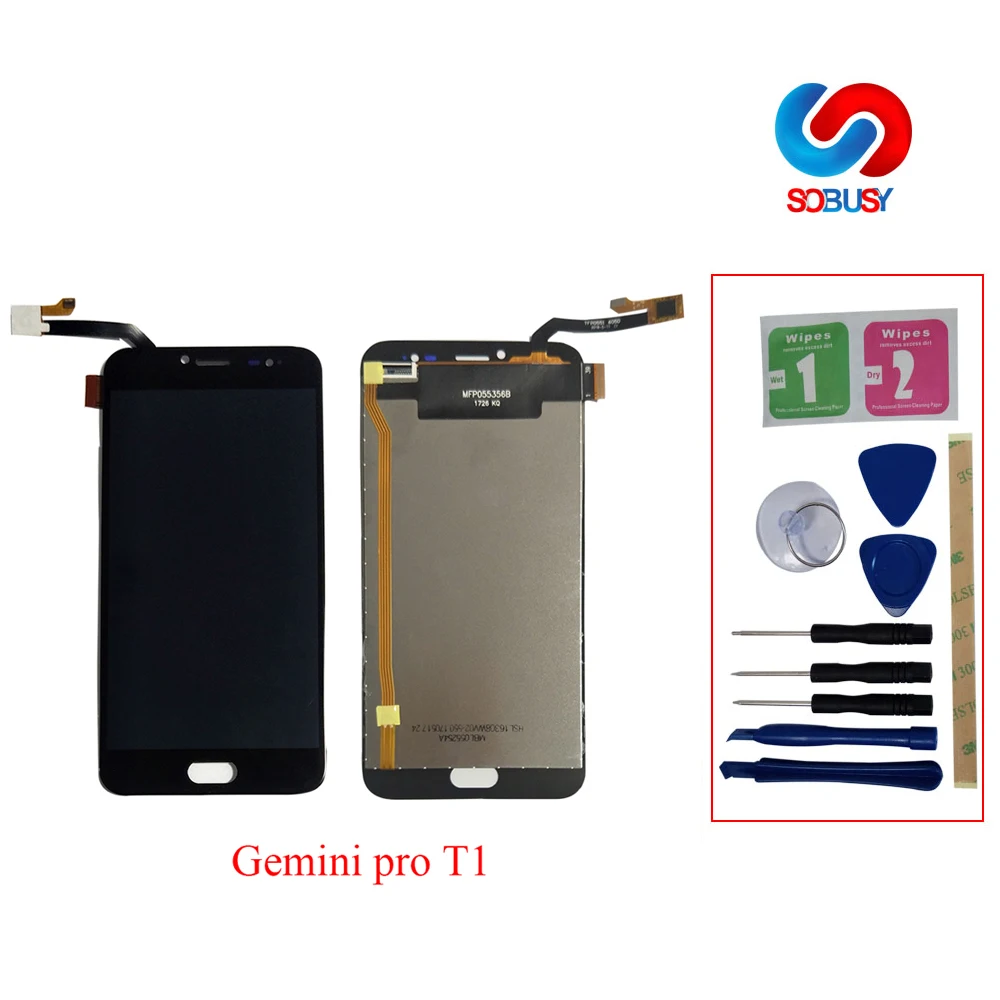 AAA quatity ЖК экран для Ulefone Gemini Pro T1 дисплей сенсорный панель дигитайзер сборка pantalla
