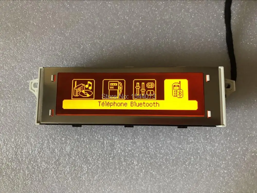 Автомобильный красный экран поддержка USB Bluetooth французский английский 4 меню