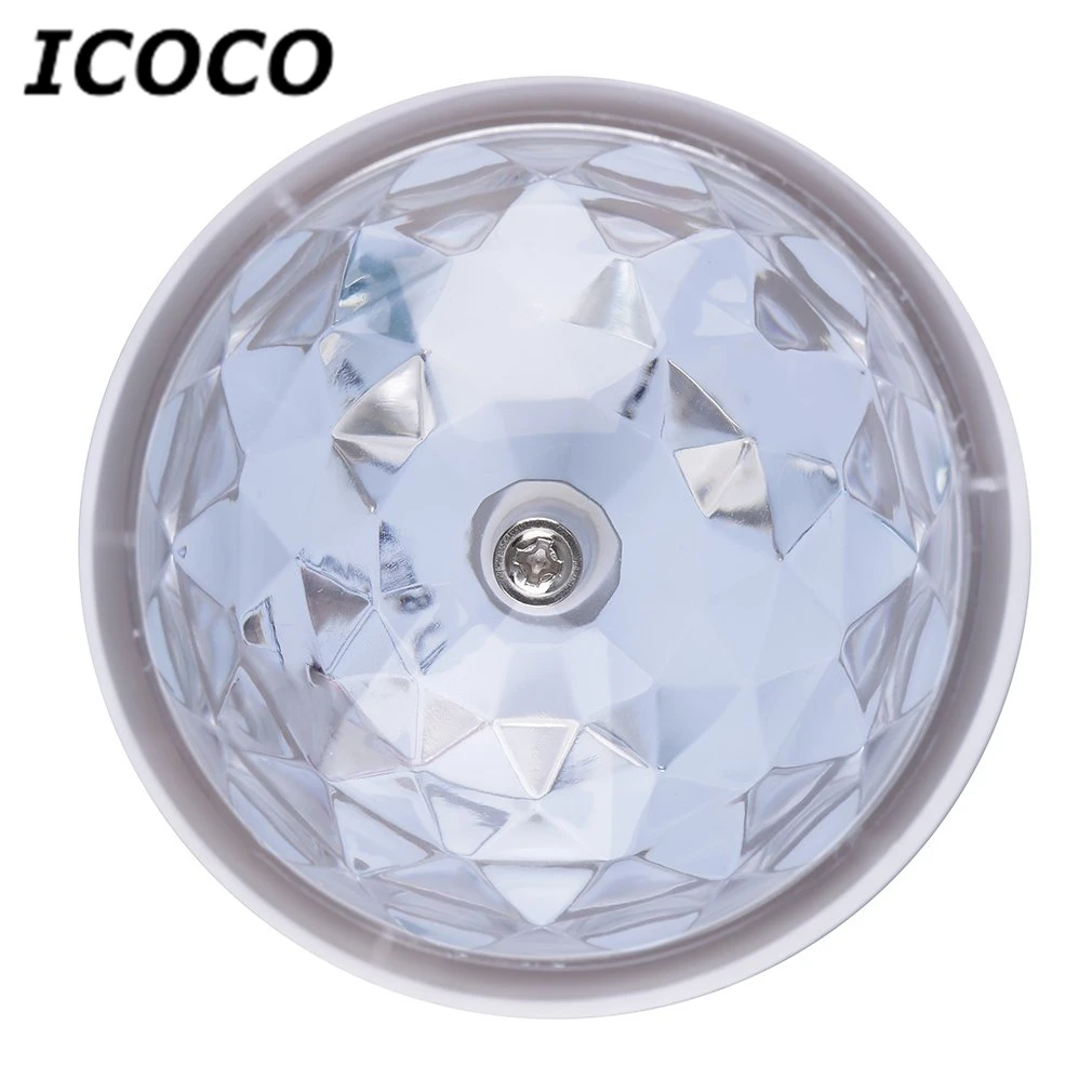 ICOCO E27 3W Multi-color Rotating RGB LED Bulb Stage Light for DJ Night Club Pub Party Disco Home Decor Flash Deal Hot Sale | Освещение