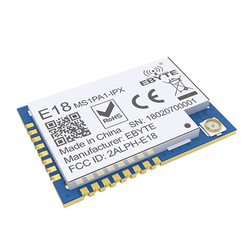 TI решение CC2530F256 + PA (CC2592) беспроводной модуль 2 4G Zigbee макетная плата IPEX/IPX E18-MS1PA1-IPX |