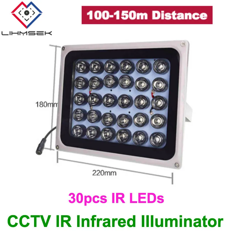 Lihmsek High End 150 м Высокое Мощность 30 шт. Массив светодиодный осветитель светильник CCTV