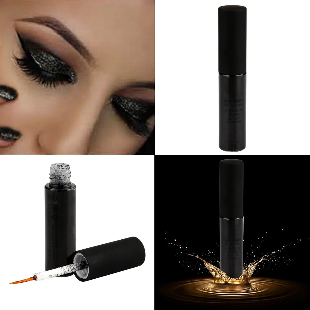 Металлические дымчатые тени для век водостойкие блестящие жидкие подводки глаз