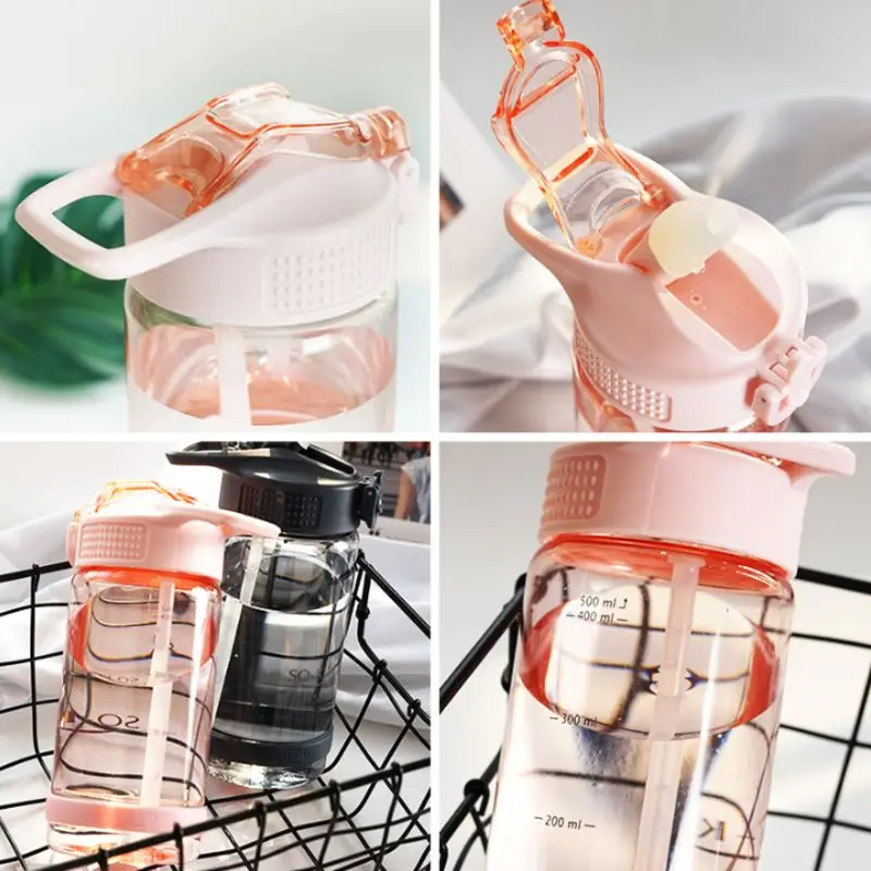500 мл бутылка для воды портативная напитков герметичная Спортивная gourde en plastique