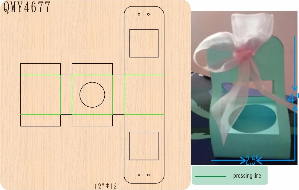 Декоративная коробка 2 деревянная форма совместима с большинством ведущих машин