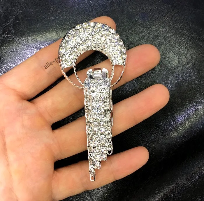 Серебристый металл комбинированный кнопка на застежке с прозрачной серого цвета