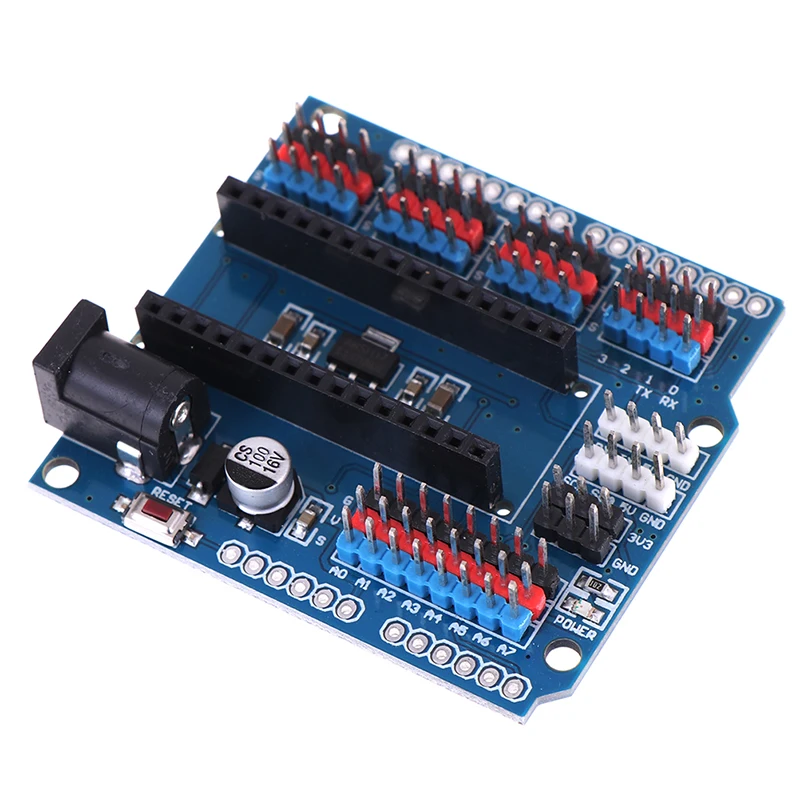 Модуль для Arduino Nano v3.0 3 0 I/O IO плата расширения микродатчик защитный модуль Uno R3 Leonardo