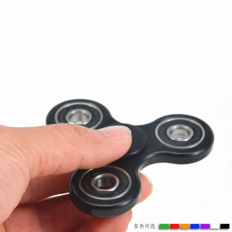 2017 Непоседа Счетчик Палец ABS EDC Руки Spinner Tri Для Детей Аутизм СДВГ Беспокойство
