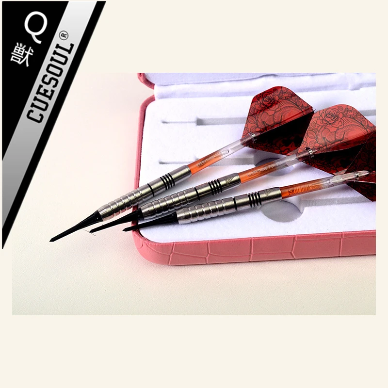 Новые вольфрамовые дротики CUESOUL 90% 3 шт./компл. 18 г профессиональные с мягким