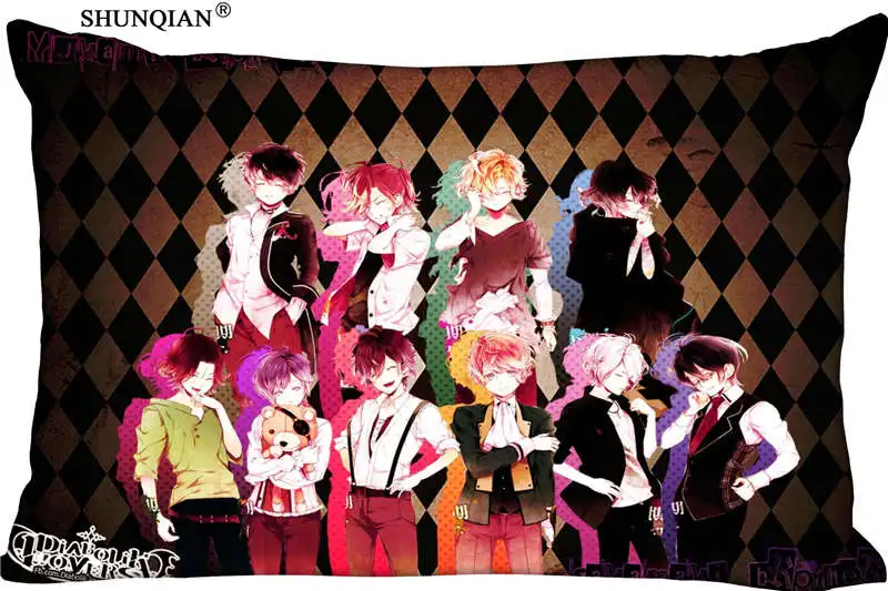 DIABOLIK LOVERS наволочка с рисунком Мягкая Наволочка 45x35 см (с одной стороны)