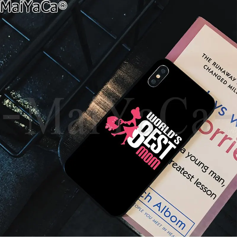 MaiYaCa лучший мама День Новинка чехол для телефона Fundas чехол для Apple iPhone 8 7 6 6S Plus X XS MAX 5 5S SE XR чехол