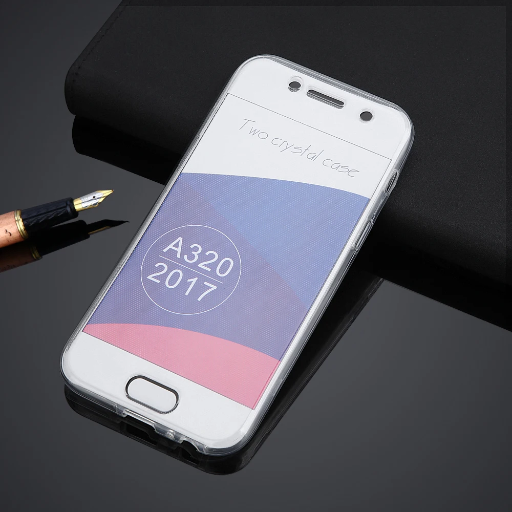 Роскошный прозрачный чехол с полным покрытием для Samsung Galaxy A3 2017 A320F A320 A3200 /A5 A520F