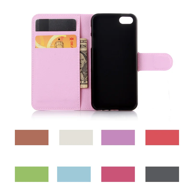 Для iphone SE Case чехол Чехол-Кошелек из ПУ кожи с Откидывающейся Крышкой для телефона