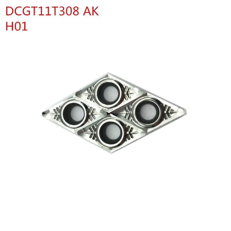 

DCGT11T308 AK H01 DCGT32.52 Aluminum cutter blade DCGT 11T308 Insert Cutting Tool turning tool CNC Tools AL +TIN Alloy wood