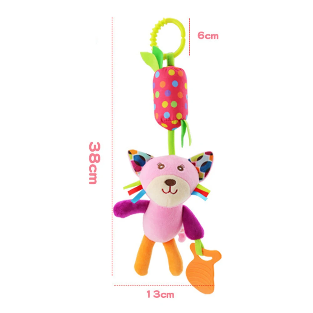 

Cartoon Developmental Baby Toys Infant Mobile Plush Newborn Toy Bed Wind Chimes Rattles Crib Bed Hanging Bell Toys 0-12 Months