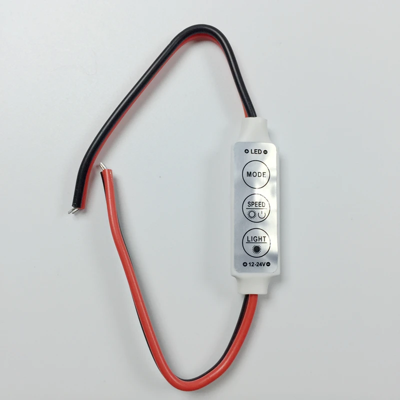 Оптовая продажа 100 шт. 12 В миниатюрный одноцветный светодиодный контроллер