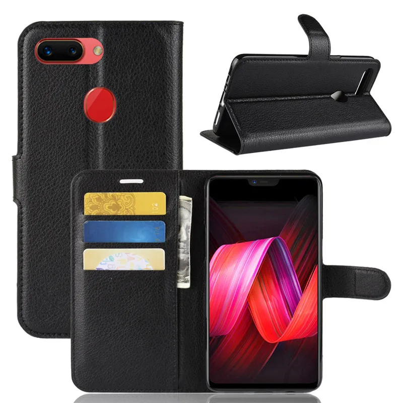 OPPO R15 Pro Case R15Pro 6.28 Luxury Wallet PU Leather Phone For R 15 Flip Back Cover | Мобильные телефоны и аксессуары