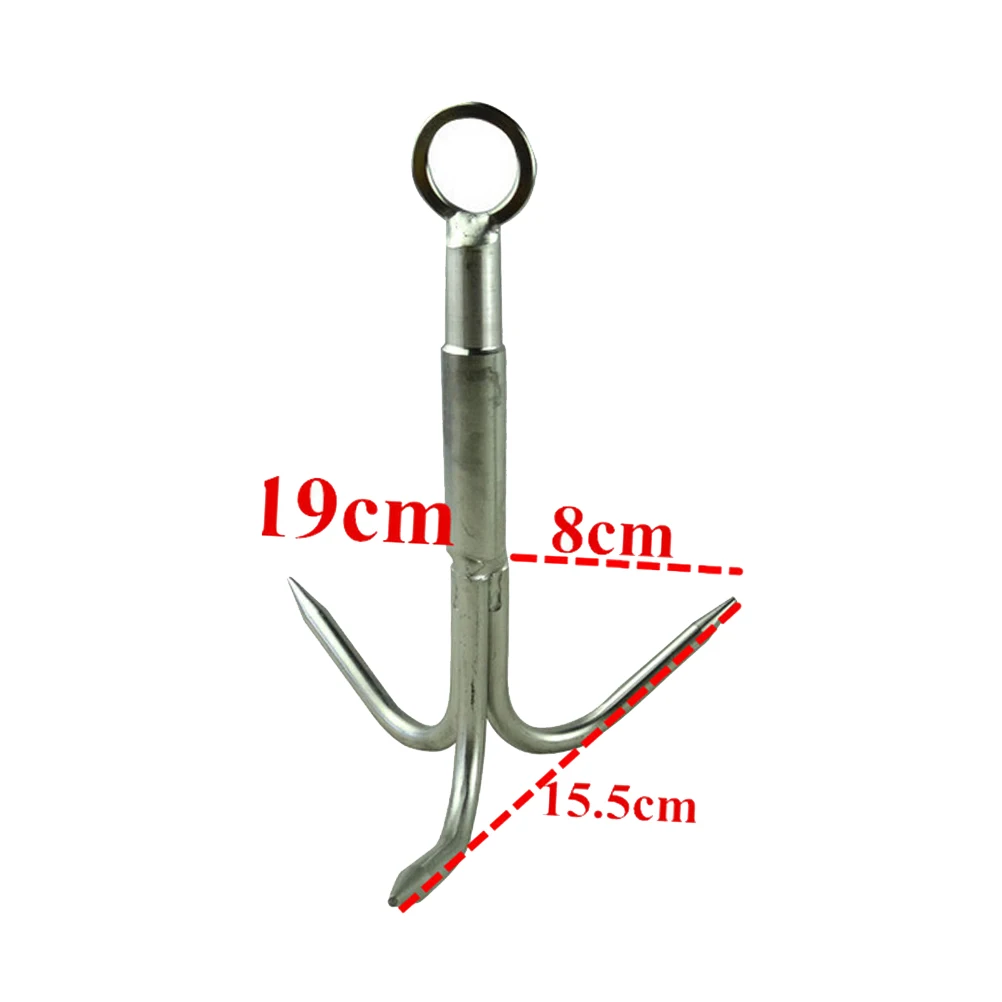 

3-Claw Stainless Steel Outdoor Grappling Hook Climbing Claw 15x13.5x7cm