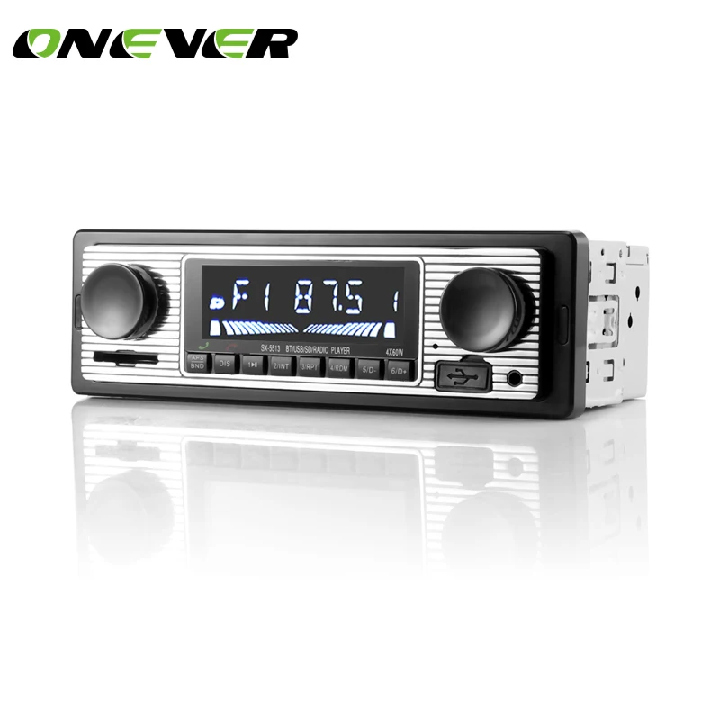 Onever Bluetooth 2 0 автомобильный стерео аудио 1DIN плеер In-Dash FM MP3 радио гарнитура с AUX-IN SD USB