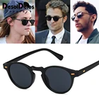 Винтажные круглые солнцезащитные очки в прозрачной оправе, брендовые дизайнерские очки Gregory Peck для мужчин и женщин, солнцезащитные очки в стиле ретро, 2019