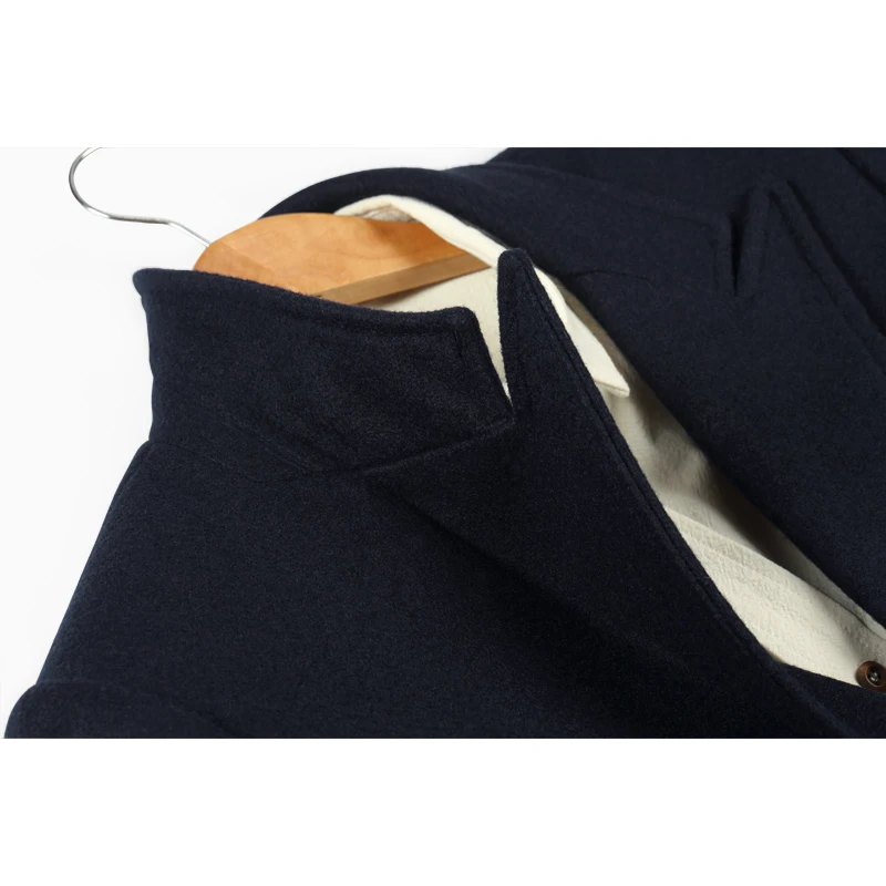 Enjeolon Brand Men Casual X- Long Wool &amp Blend Jacket Male Single Breasted Woolen Coats Outwear Windbreaker Plus Size WT0811 | Мужская