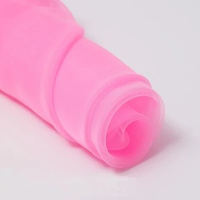 Pink 150 см* 100 см зашифрованная матовая пряжа Органза Прозрачная ткань шифрование пряжа декоративная юбка свадебная вуаль сетка шифон ткань - Цвет: Pink