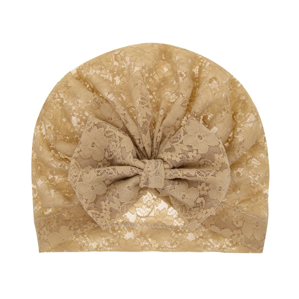 Новинка Осень-зима 2019 Кружевная повязка на голову для новорожденных с