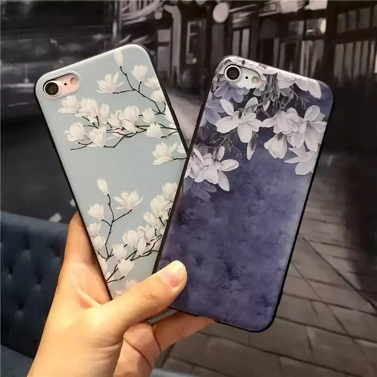 Роскошный модный силиконовый чехол для iPhone 7 6 s 5 5S мягкий телефона plus | Мобильные
