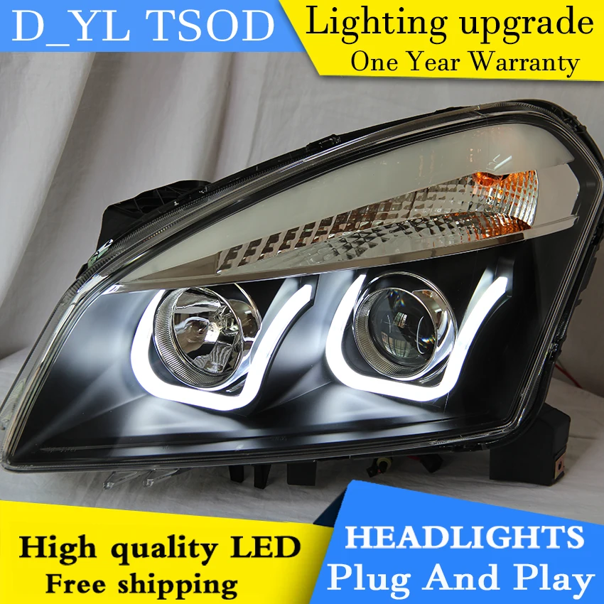 Автомобильная фара DY_L для стайлинга Nissan Qashqai 2008-2013 светодиодный ные фары DRL H7/D2H HID