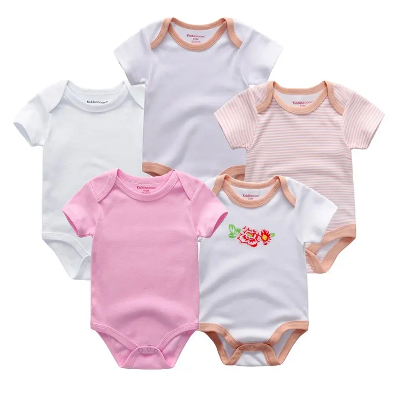 baby clothes65 Высокое качество, детский комбинезон с коротким рукавом из хлопка, с o-образным вырезом 0-12м, одежда для новорожденных мальчиков и девочек, комплекты Детской одежды платье для девочки боди одежда для новорожденных - Цвет: baby clothes65