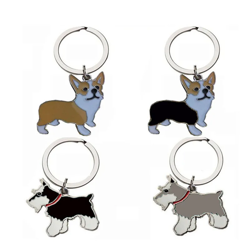 Подвеска для собаки питомца шнауцер бирка ожерелье подвеска корги собака шарм