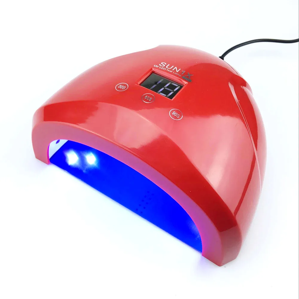 Бренд 3 цвета авто Сенсор профессиональный uv led лампа для ногтей машина Fit
