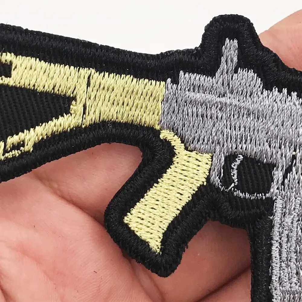 AR 15 патч вышитая аппликация этикетка для шитья панк байкерское патчи одежды
