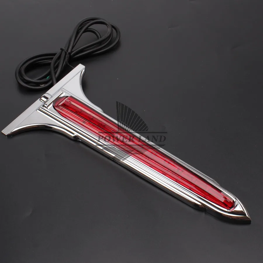 1 комплект мотоциклетный хромированный клиновидный светодиодный светильник с