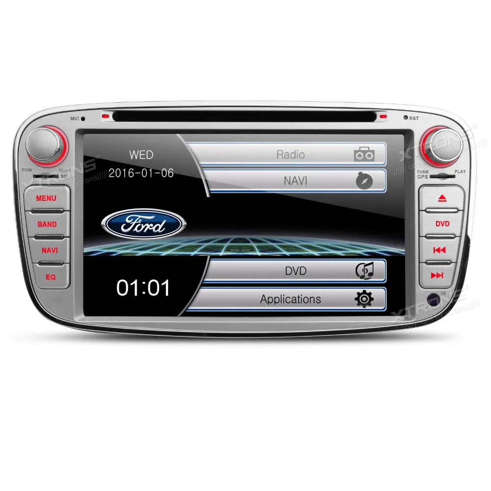 XTRONS 7 &quotHD радио 2 din стерео автомобильный DVD плеер GPS для Ford Kuga 2008 2009 2010 2011 2012/Galaxy II