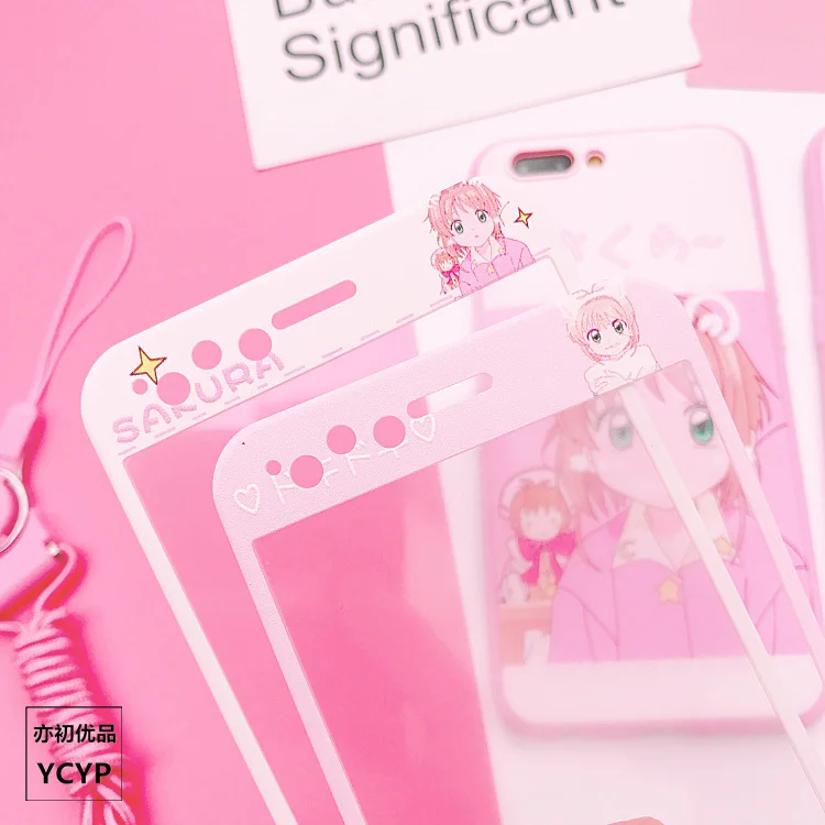 Мягкий чехол и переднее закаленное стекло для huawei mate 9/ mate10 10pro /mate9pro lovely girl Pink Sakura +