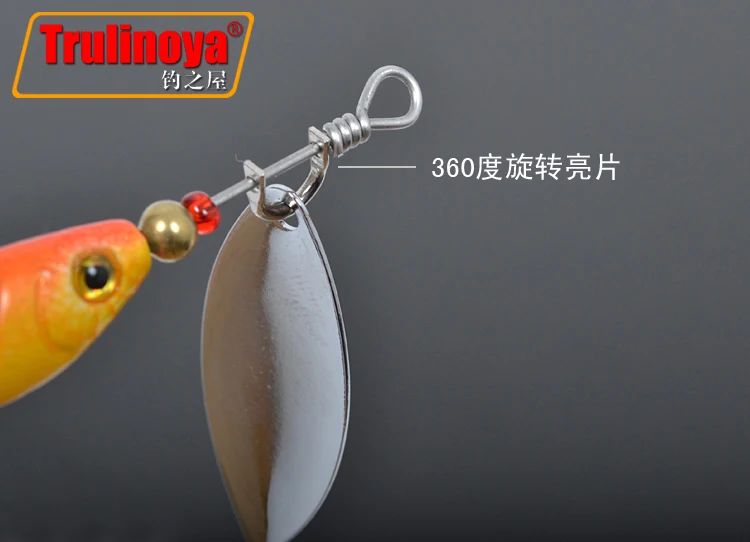 Trulinoya Высокое качество Pesca 3 шт. Спиннер приманки для рыбалки жесткая приманка