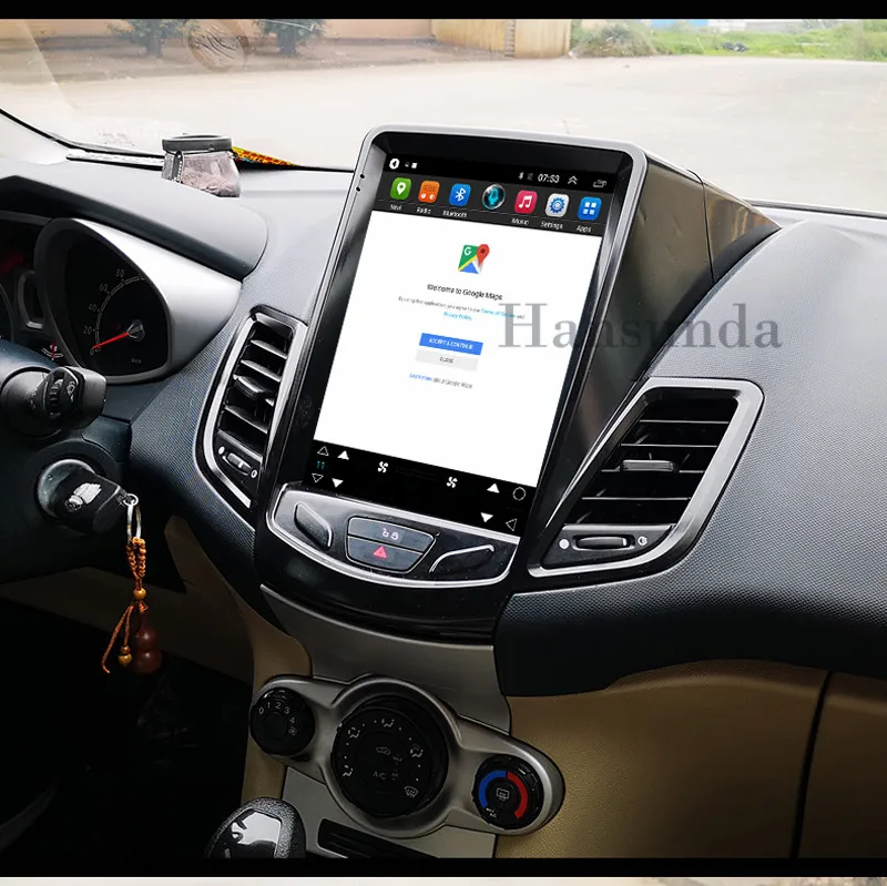 Новое поступление Android 9,7 дюймов Tesla вертикальный экран Автомобильный мультимедийный gps Радио стерео аудио 4G для Ford Fiesta ST 2009