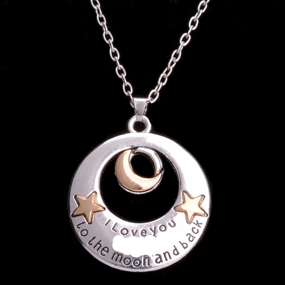 Модные украшения ожерелье с надписью I Love You to The Moon and Back|fashion jewelry|jewelry fashionmoon back |