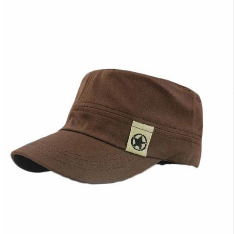 Шапка унисекс с плоской крышей хлопковая бейсболка для мальчиков и девочек