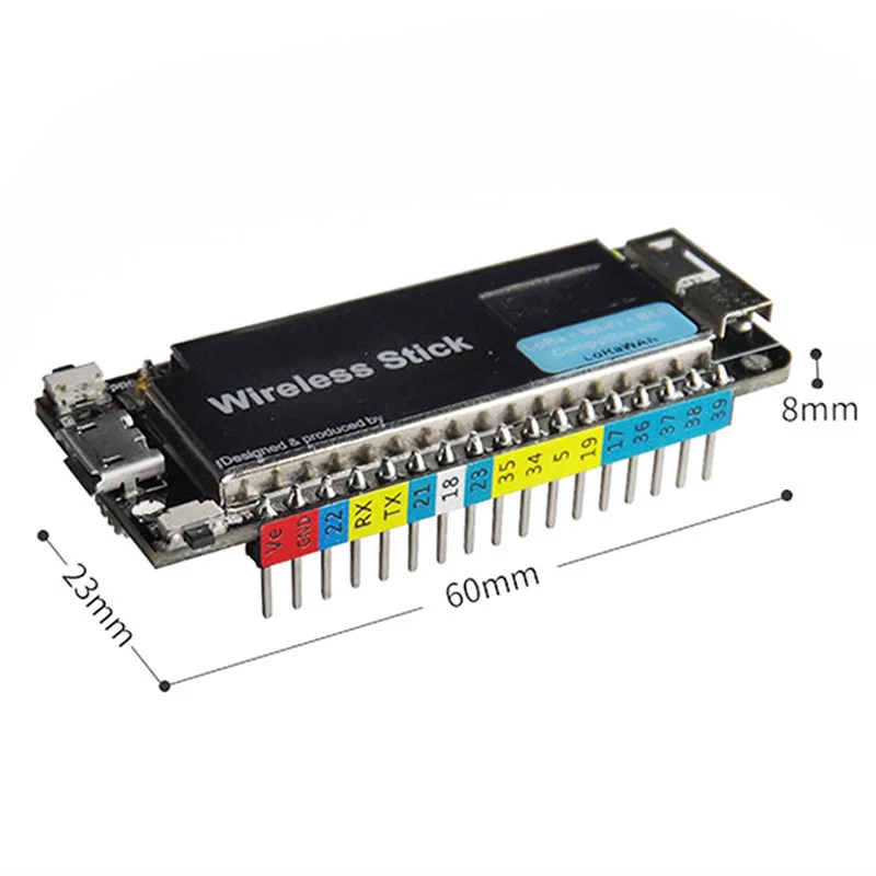 ESP32 Беспроводная палка LoRa SX1276 OLED модуль Wifi Bluetooth макетная плата|Интегральные