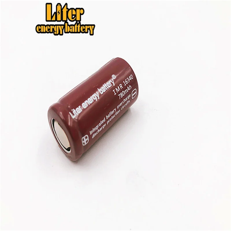 Литиевый аккумулятор Liter Energy 4 шт. литий-ионный Rcr 123 3 7 В 16340 780 мАч перезаряжаемый