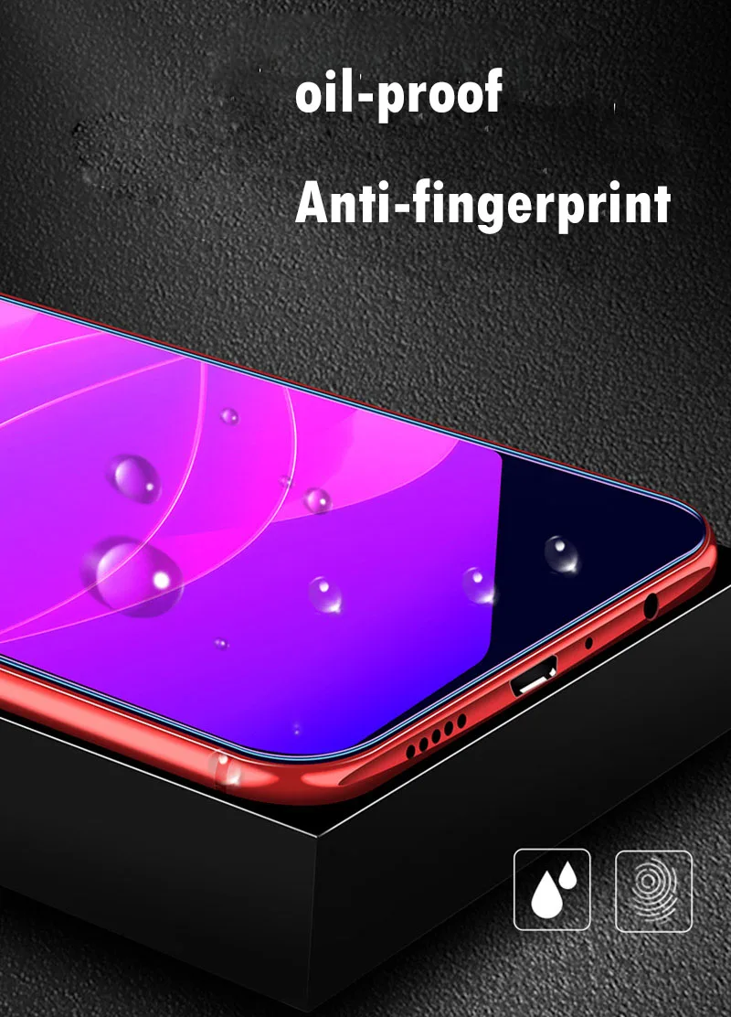 Анти синий луч Темперированное стекло для OPPO A59 A59S A73 A77 A79 A83 A1 A5 9H Защитная пленка для экрана для R17 Pro A7X K1.