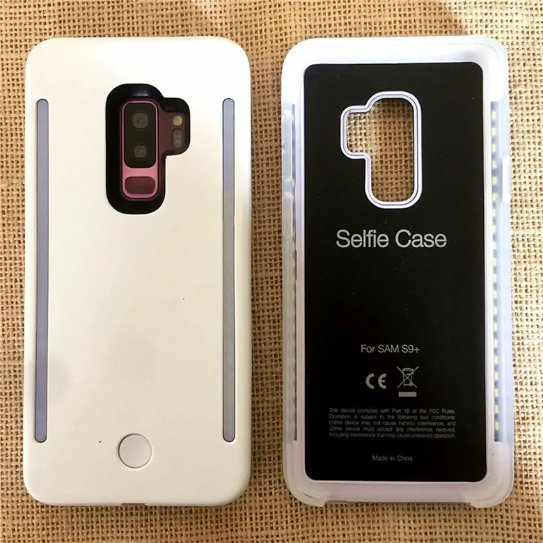 Для Galaxy S10 S8 S9 plus анти-осень 3 поколения светодиодный роскошный светящийся защитный чехол для телефона чехол сумка для samsung S10 чехол