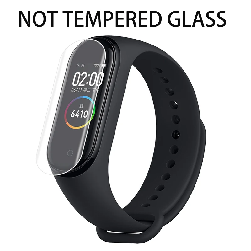 Защитная пленка для экрана xiaomi mi band 3 2 4 3/5 шт. мягкая защитная xiomi miband3 miband4 miband band4