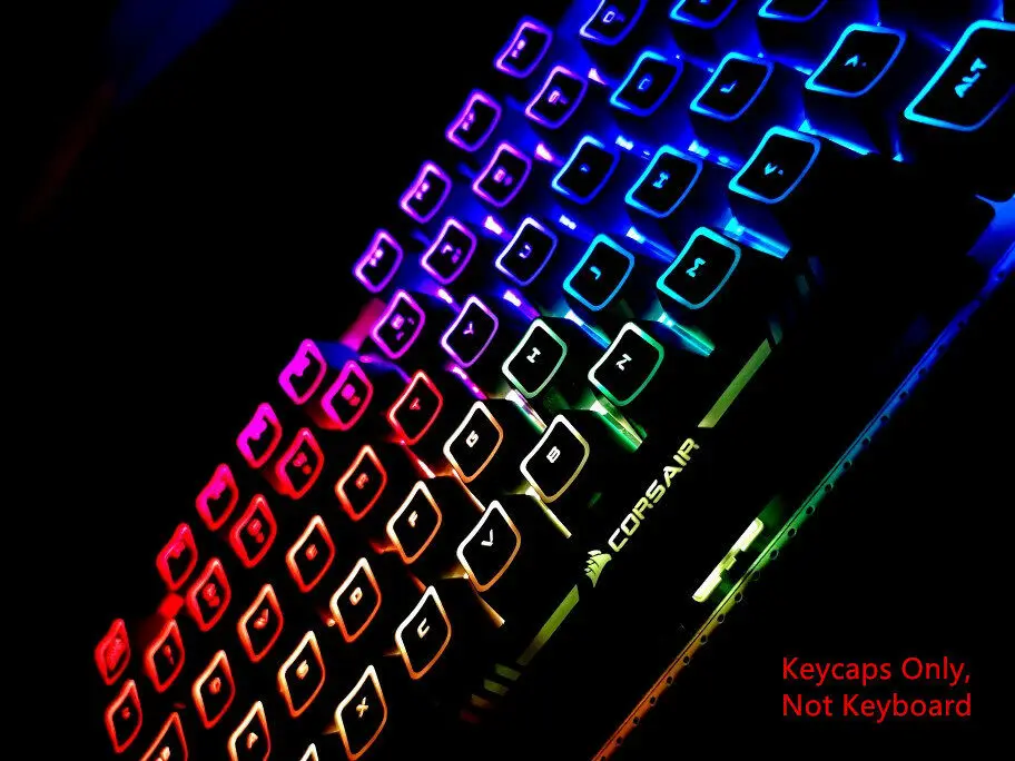 Механическая игровая клавиатура Corsair ROG с подсветкой 104 клавиш верхняя печать