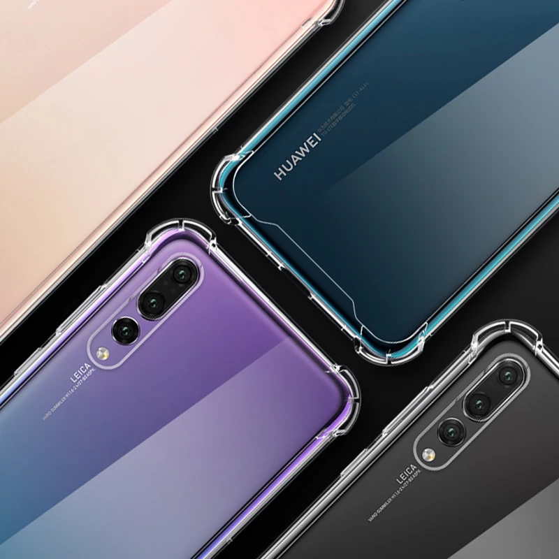 Мягкий ТПУ защитный чехол для huawei P20 Lite mate 10 Pro 20 Nova 3i 3 прозрачная задняя крышка Honor